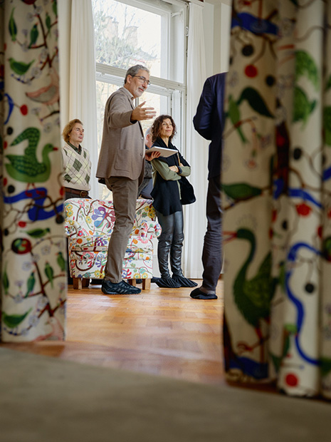 Please take care of our floors and be mindful of the open railings.