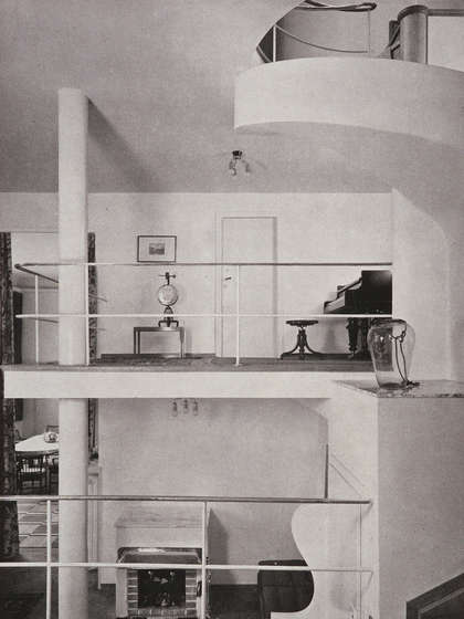 View from the living room through the hall, 1931